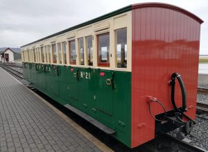 Carriage 21 at Harbour Station, 2019