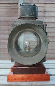 An original headlamp donated by Mike Sharman - © Adrian Gray